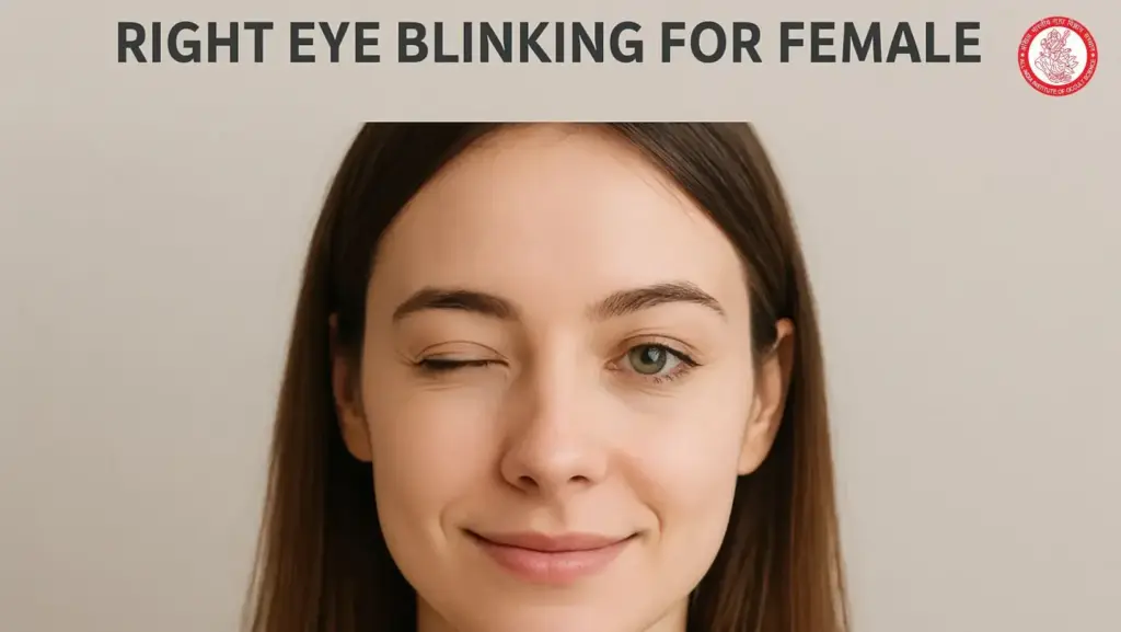 Right Eye Blinking for Female