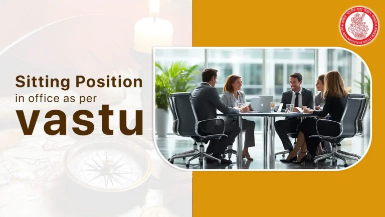 Sitting Position in Office as Per Vastu