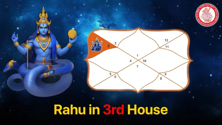 rahu in 3rd House