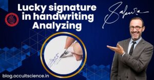 Lucky signature in handwriting Analyzing