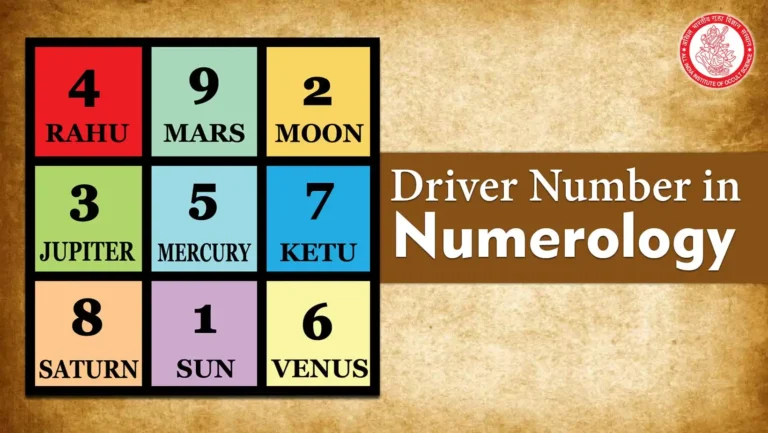 driver number in numerology