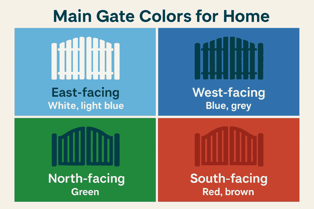 Best Gate Colours Based on Direction